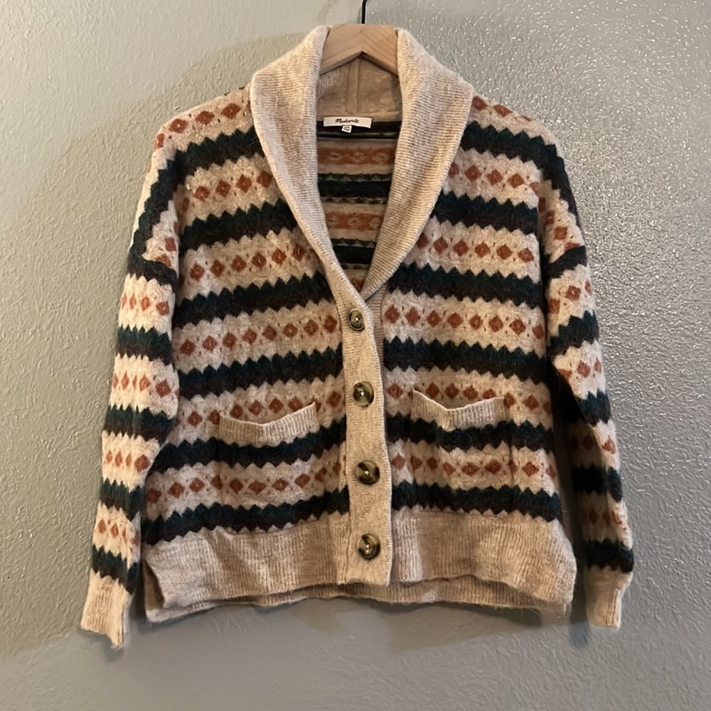 Madewell • Fair Isle Cardigan XXS